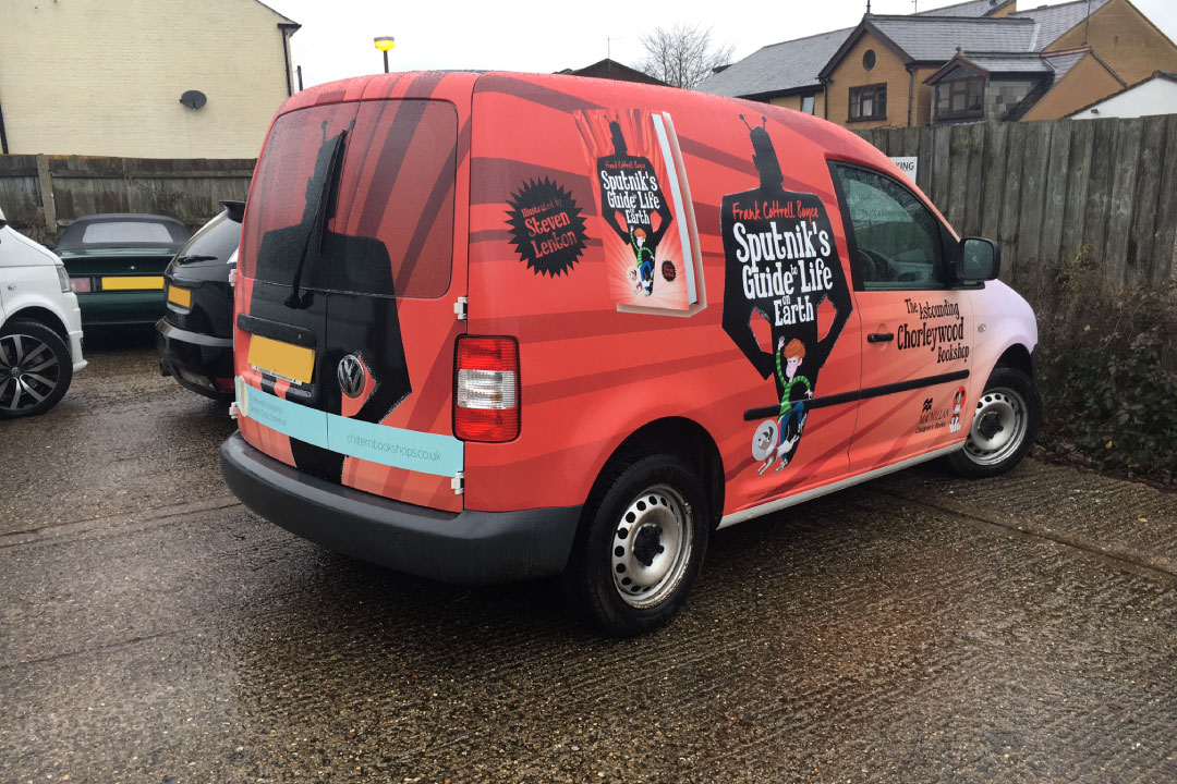 Full van wrap in Hemel Hempstead