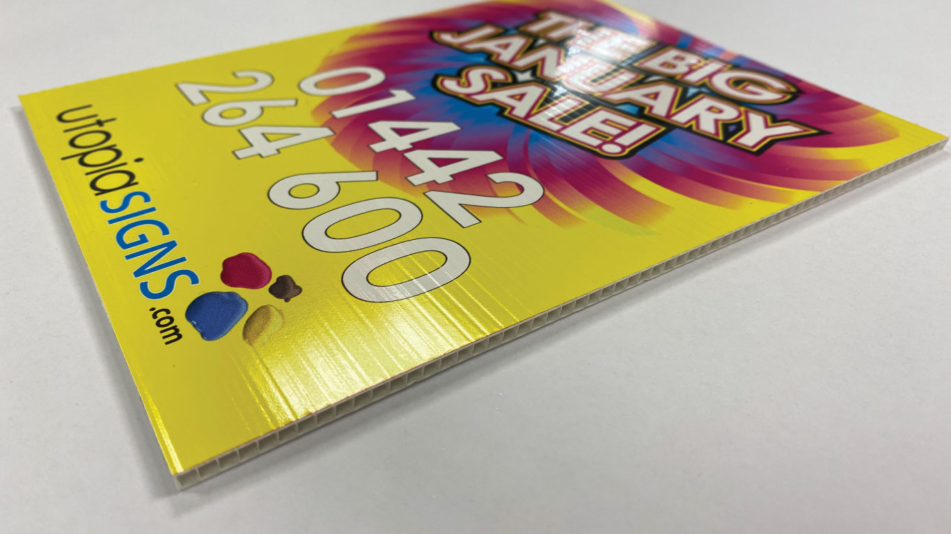 Indoor & Outdoor Plastic Signs