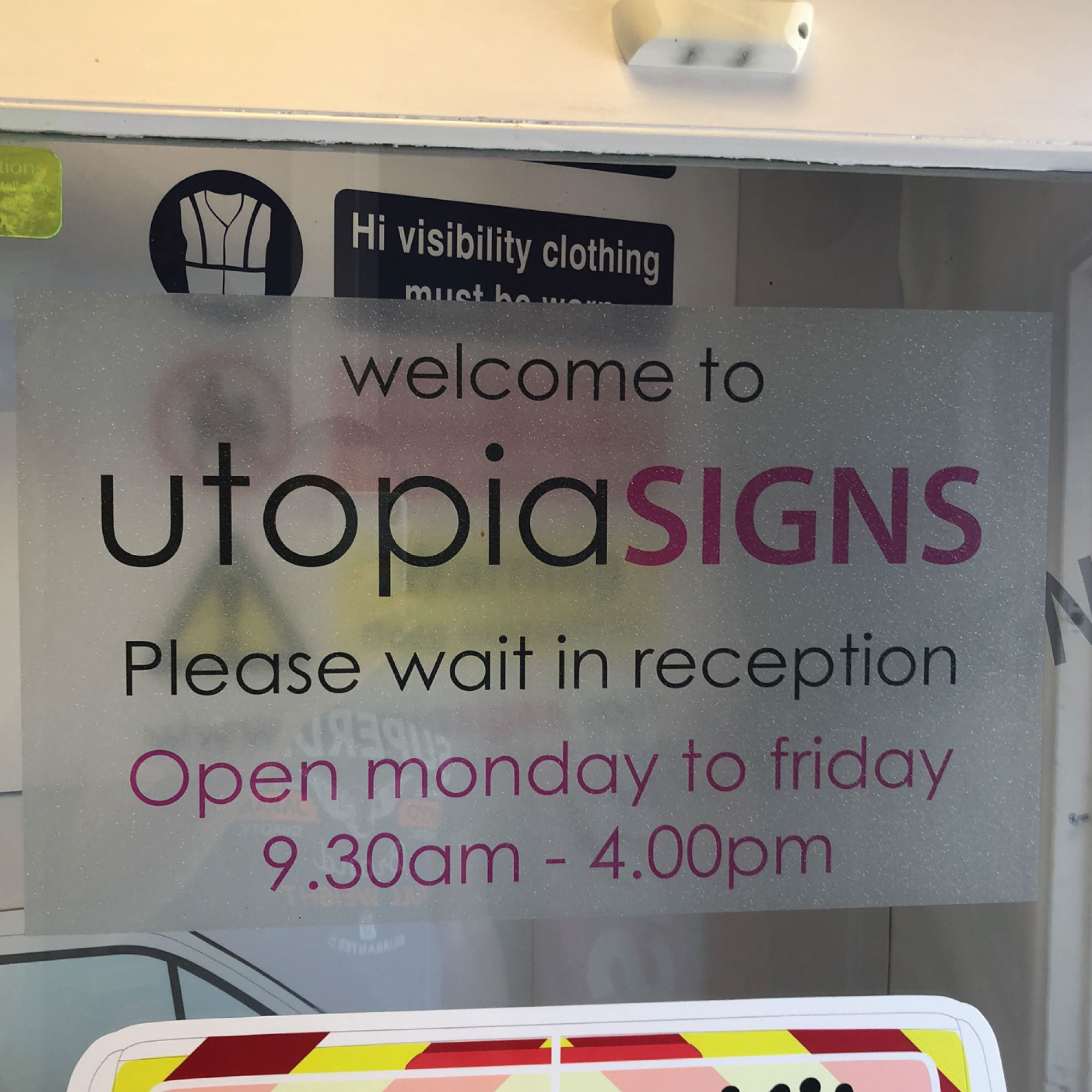 Frosted Vinyl Graphics